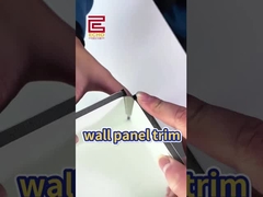 화이트 벽 가장자리 타일 트림 세라믹 금속 타일 경계 트림 타일 후