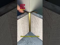 알루미늄 벽 패널 트림 | 현대적인 주택 인테리어를 위한 우아한 가장자리 마감 #알루미늄트림