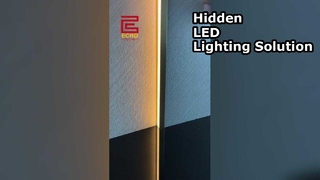 알루미늄 LED 라이트 스트립 프로필 | 현대적인 인테리어 디자인을 위한 선형 조명 트림 #aluminumtrim