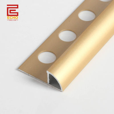 품질  Decorative Aluminum Tile Trim Quarter Round On Tile Metal Border Tile Edging Trim 공장
