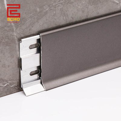 품질  Aluminium Skirting Board Profiles Waterproof Skirting Baseboard Covers 공장