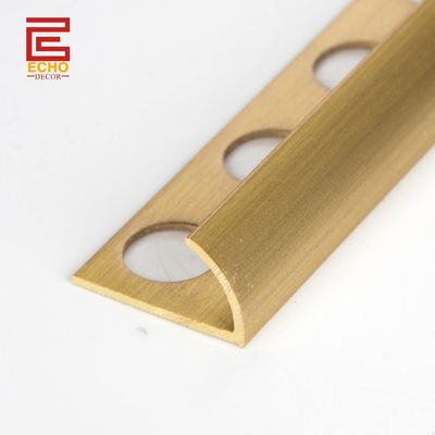 장식용 고대 청동 프로파일 붓 된 청동 타일 트림 10mm