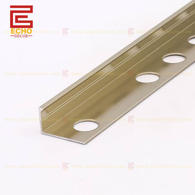 12.5mm 알루미늄 직변 타일 트림 타일 마무리 스트립 사용자 정의 두께