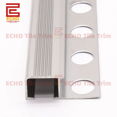 사각형 코스 단계 가장자리 트림 계단 코스 트림 Molding 12mm 안티 슬리프 디자인으로 안전을 향상