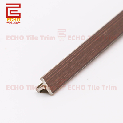 20mm 솔리드 바닥 T Molding 전환 스테인리스 스틸 타일 트림
