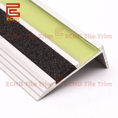 발광 L 모양의 알루미늄 계단 테두리 계단 냄새 트림